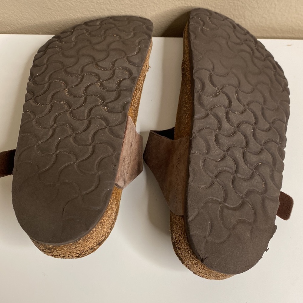 Birkenstock Brown Leather Gizeh size 39 - Picture 4 of 6